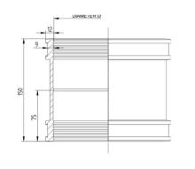 Pružná kanalizační spojka EVO DN 405 - 430 mm (1)