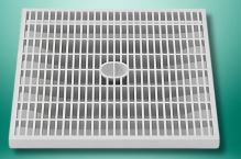 Rošt - mříž  PP  DN 200 x 200 mm, zatížení  do 1,5t