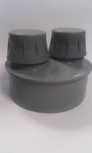 Přivzdušňovací klapka DN 110 dvouhlavice (3)