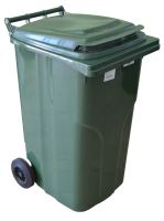 Nádoba na odpad 120 L  ( popelnice ) zelená , s kolečky